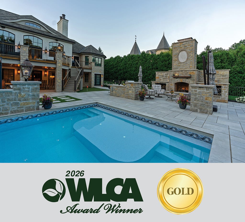 Elm Grove landscape design-build project with patio and plantings earning 2026 WLCA Gold Award